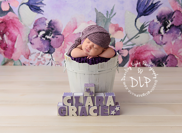 Welcome Clara Grace | Newborn Photography | Dazzling Light Photography