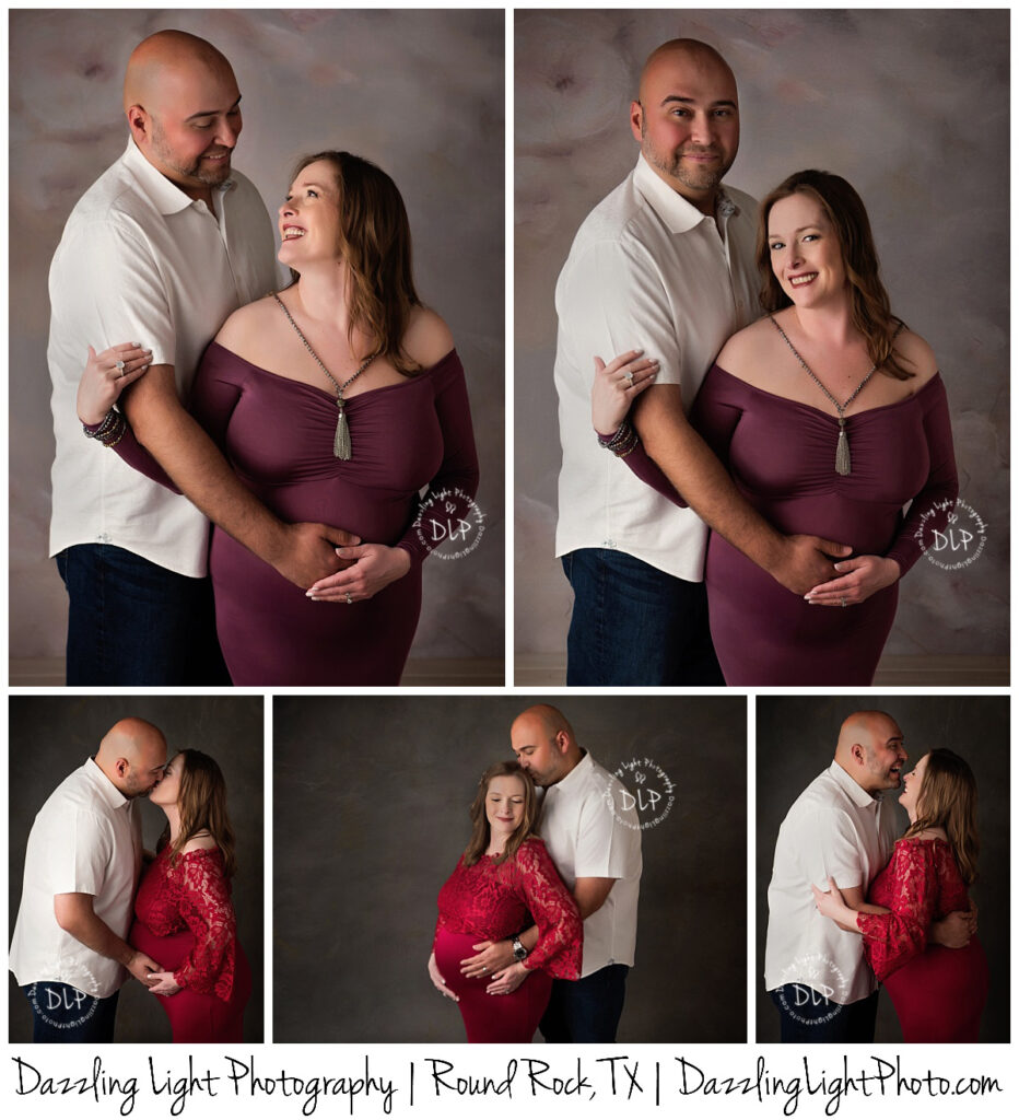 Studio Maternity Session Dazzling Light Photography