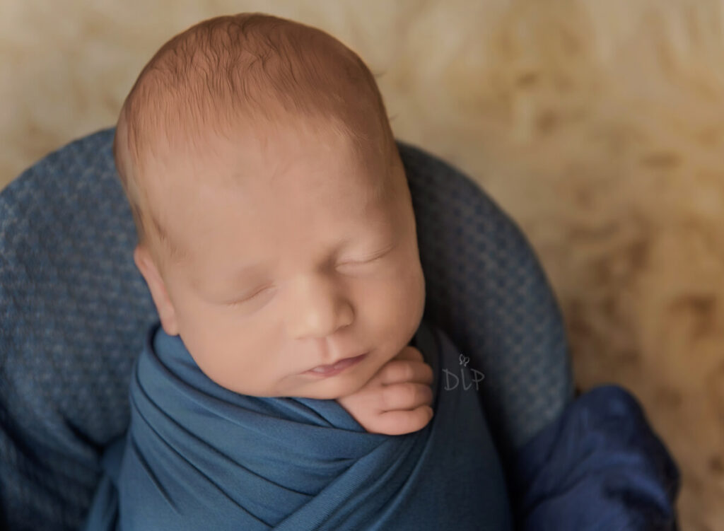 Petite Wrapped Newborn Session Dazzling Light